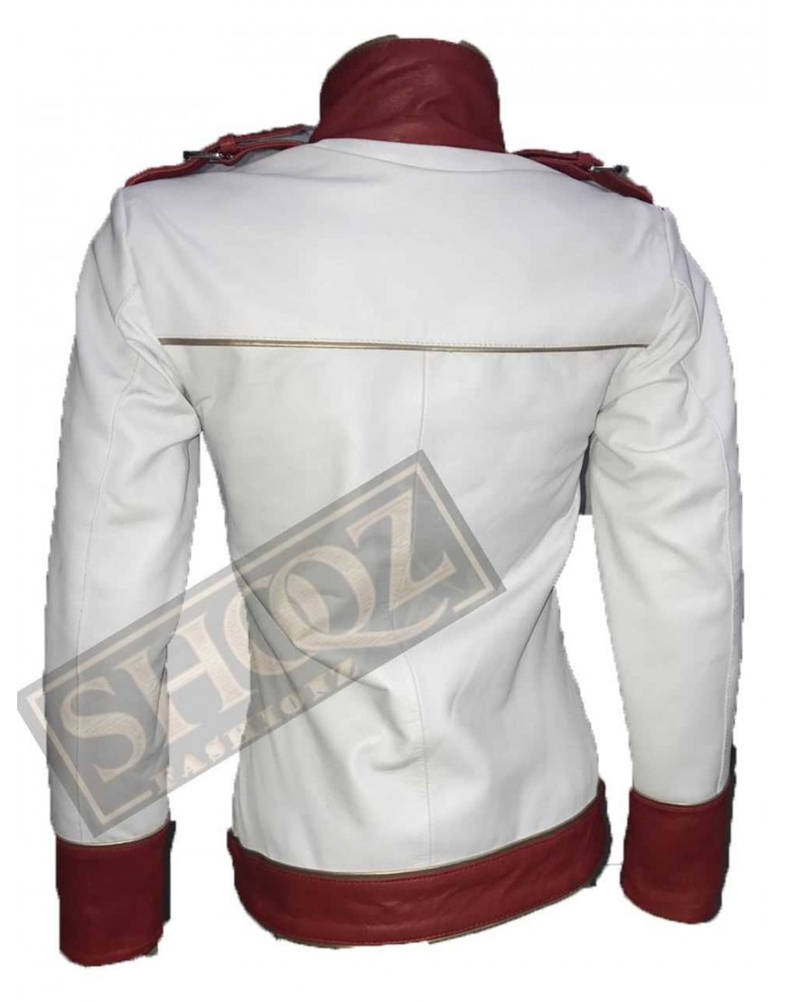 New Women's Freddie Mercury Concert Military Women Motorcycle Jacket